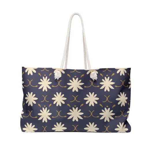 Chic Weekender Bag with Abstract Pattern for any Getaway - 24’’ × 13’’ Bags