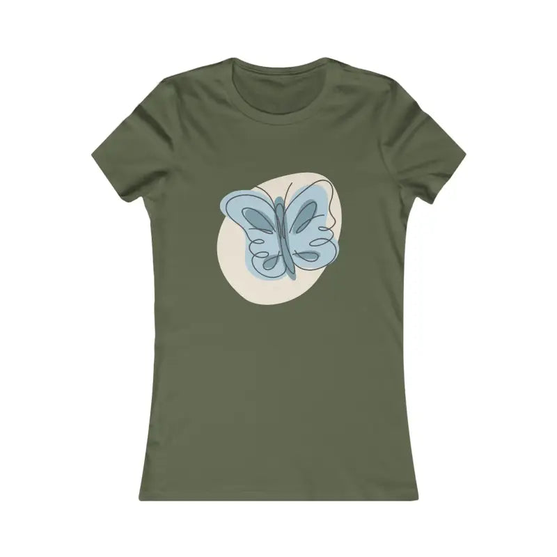 Upgrade your Closet: Flattering Favorite Women’s Tee by Dipaliz - s / Military Green T-shirt