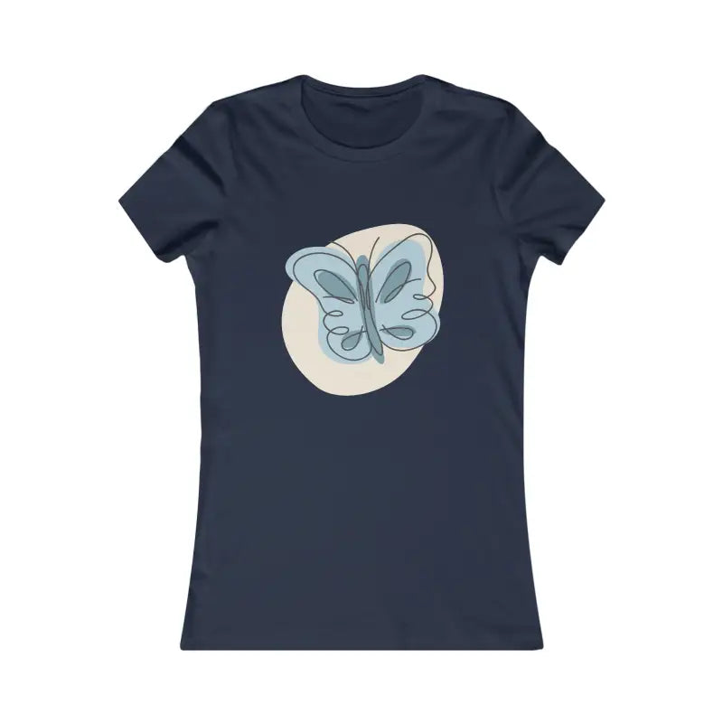 Upgrade your Closet: Flattering Favorite Women’s Tee by Dipaliz - s / Navy T-shirt