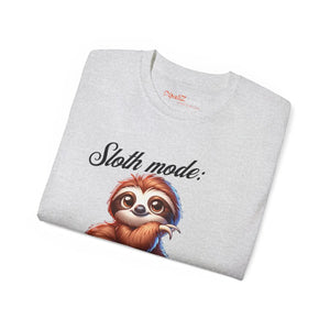 Sloth Mode Engaged Ultra Cotton Tee - Animal - Dipaliz - T-shirts