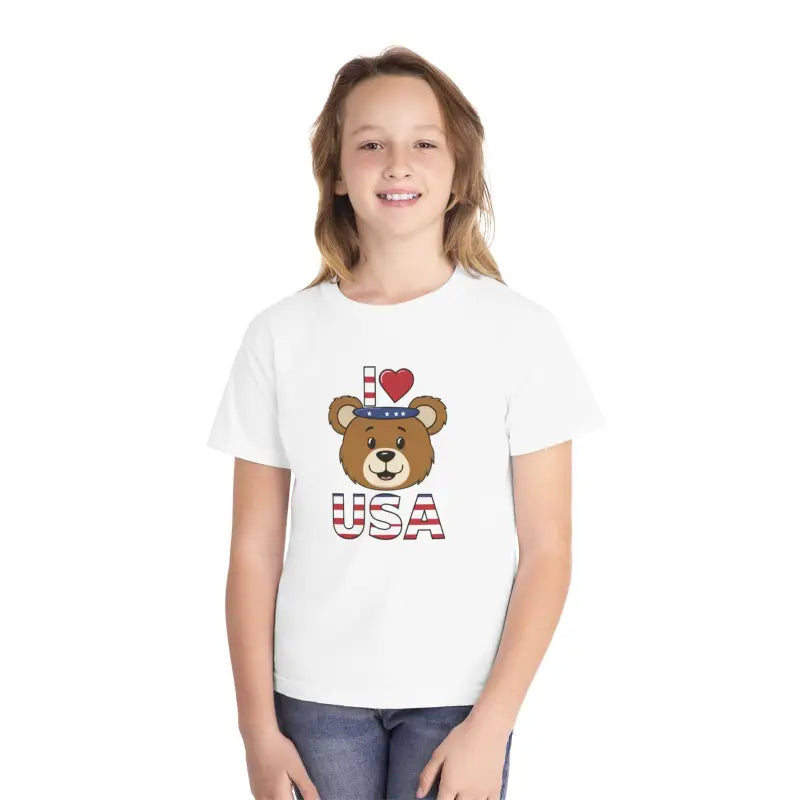 Ultra-soft Snug Usa Tees for Active Kids - White / Xs Clothes