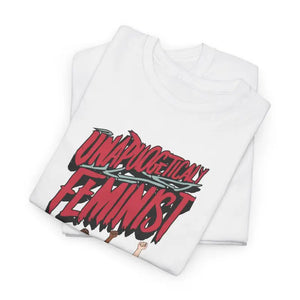 Unapologetically Feminist Cotton T-shirt - Women’s Day Tee - Dipaliz - T-shirts