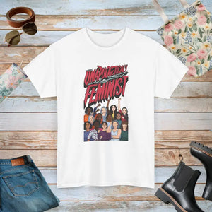 Unapologetically Feminist Cotton T-shirt - Women’s Day Tee - Dipaliz - T-shirts
