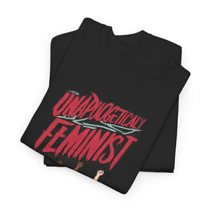 Unapologetically Feminist Cotton T-shirt - Women’s Day Tee - Dipaliz - T-shirts