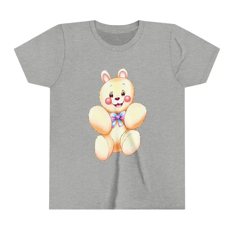 Irresistibly Cute Youth Short Sleeve Tee that Captivates! - Athletic Heather / s Kids Clothes