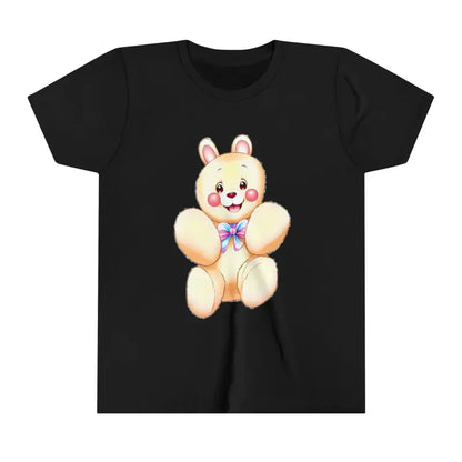 Irresistibly Cute Youth Short Sleeve Tee that Captivates! - Black / s Kids Clothes