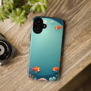 Vibrant Goldfish Phone Case - Tough Protection - Dipaliz - Mobile Cases