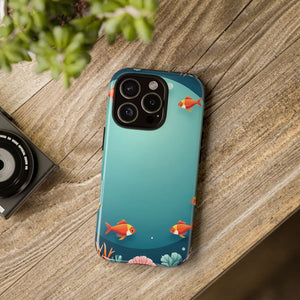 Vibrant Goldfish Phone Case - Tough Protection - Dipaliz - Mobile Cases