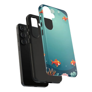 Vibrant Goldfish Phone Case - Tough Protection - Dipaliz - Mobile Cases