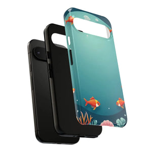 Vibrant Goldfish Phone Case - Tough Protection - Dipaliz - Mobile Cases