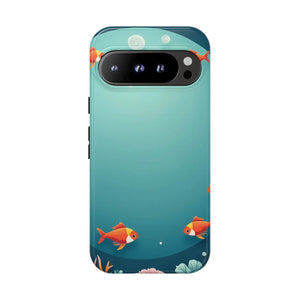 Vibrant Goldfish Phone Case - Tough Protection - Dipaliz - Mobile Cases