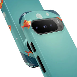 Underwater Goldfish Phone Case Vibrant Tough Protection - Dipaliz - Mobile Cases