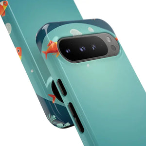 Underwater Goldfish Phone Case Vibrant Tough Protection - Dipaliz - Mobile Cases