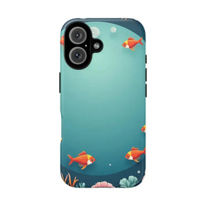Underwater Goldfish Phone Case Vibrant Tough Protection - Dipaliz - Iphone 16 / Matte - Mobile Cases