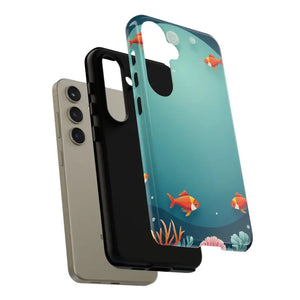 Underwater Goldfish Phone Case Vibrant Tough Protection - Dipaliz - Mobile Cases