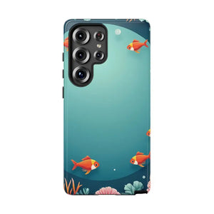 Underwater Goldfish Phone Case Vibrant Tough Protection - Dipaliz - Samsung Galaxy S25 Ultra / Glossy - Mobile Cases