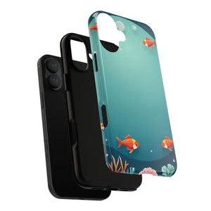Underwater Goldfish Phone Case Vibrant Tough Protection - Dipaliz - Mobile Cases