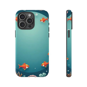 Underwater Goldfish Phone Case Vibrant Tough Protection - Dipaliz - Iphone 15 Pro Max / Glossy - Mobile Cases