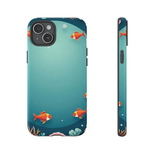 Underwater Goldfish Phone Case Vibrant Tough Protection - Dipaliz - Mobile Cases