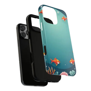 Underwater Goldfish Phone Case Vibrant Tough Protection - Dipaliz - Mobile Cases