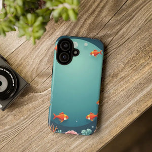 Underwater Goldfish Phone Case Vibrant Tough Protection - Dipaliz - Mobile Cases