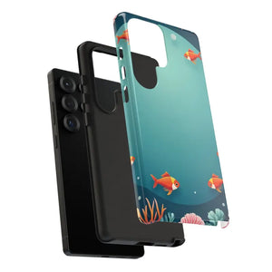 Underwater Goldfish Phone Case Vibrant Tough Protection - Dipaliz - Mobile Cases
