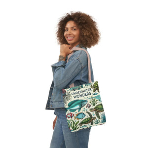 Underwater Wonders Canvas Tote - Marine Life Art - Dipaliz - Bags