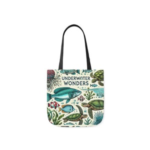 Underwater Wonders Canvas Tote - Marine Life Art - Dipaliz - Bags