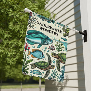 Underwater Wonders Banner – Poly Poplin Canvas - Dipaliz - Flags & Windsocks