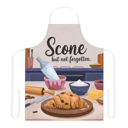 Unforgettable Scone Apron: Bake with Humor and Style! - one Size / White Apron