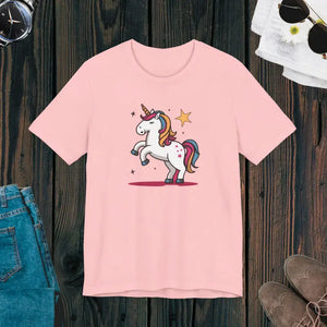 Effortless Jersey Tee - Unicorn Pride Unisex Comfort - Dipaliz - Pink / s - T-shirts