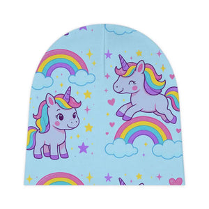 Unicorn Rainbow Baby Beanie - Pink Unicorns Soft Hat - Dipaliz - one Size / White - & Toddler Hats