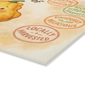 Pumpkin Fall Vibes Tempered Glass Cutting Board - Dipaliz - Boards