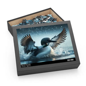 Bird Fluttering Puzzle - Stunning Tranquil Water Scene - Dipaliz - 10’’ × 8’’ (120 Pcs) - Jigsaw Puzzles