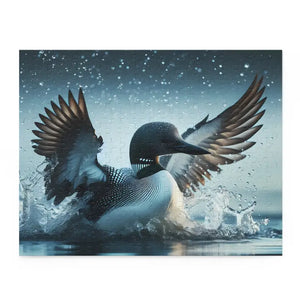 Bird Fluttering Puzzle - Stunning Tranquil Water Scene - Dipaliz - 14’’ × 11’’ (252 Pcs) - Jigsaw Puzzles