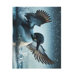 Bird Fluttering Puzzle - Stunning Tranquil Water Scene - Dipaliz - Jigsaw Puzzles