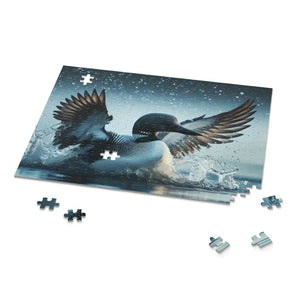 Bird Fluttering Puzzle - Stunning Tranquil Water Scene - Dipaliz - Jigsaw Puzzles