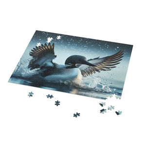 Bird Fluttering Puzzle - Stunning Tranquil Water Scene - Dipaliz - Jigsaw Puzzles