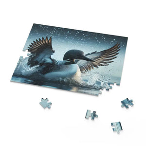 Bird Fluttering Puzzle - Stunning Tranquil Water Scene - Dipaliz - Jigsaw Puzzles