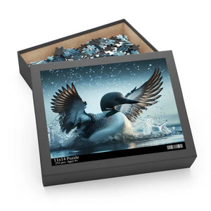 Bird Fluttering Puzzle - Stunning Tranquil Water Scene - Dipaliz - Jigsaw Puzzles
