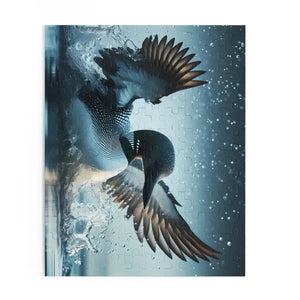 Bird Fluttering Puzzle - Stunning Tranquil Water Scene - Dipaliz - Jigsaw Puzzles