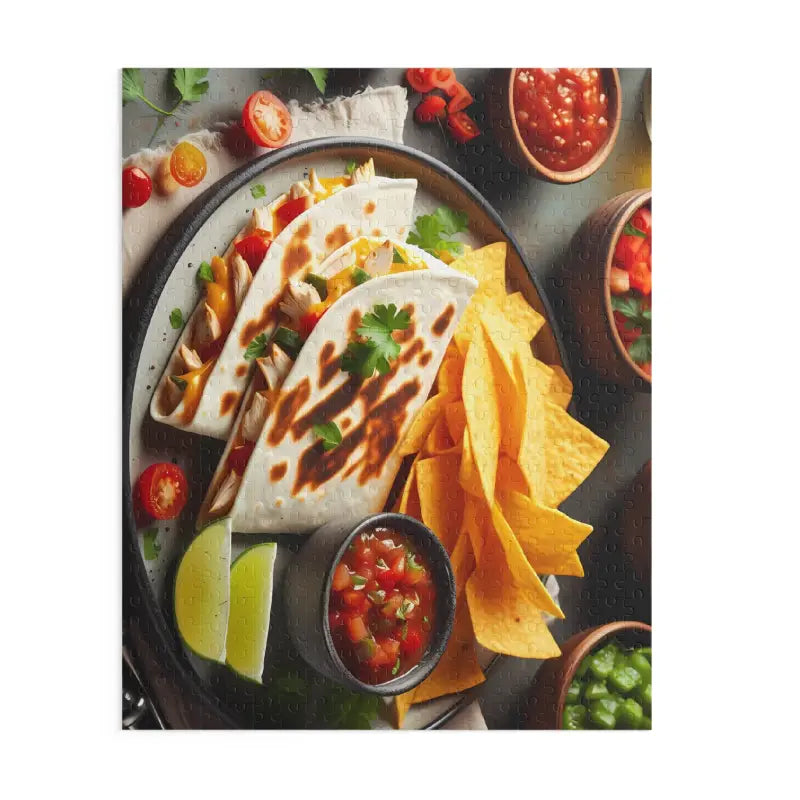 Unisex Chicken Quesadilla Puzzle Fun for Everyone