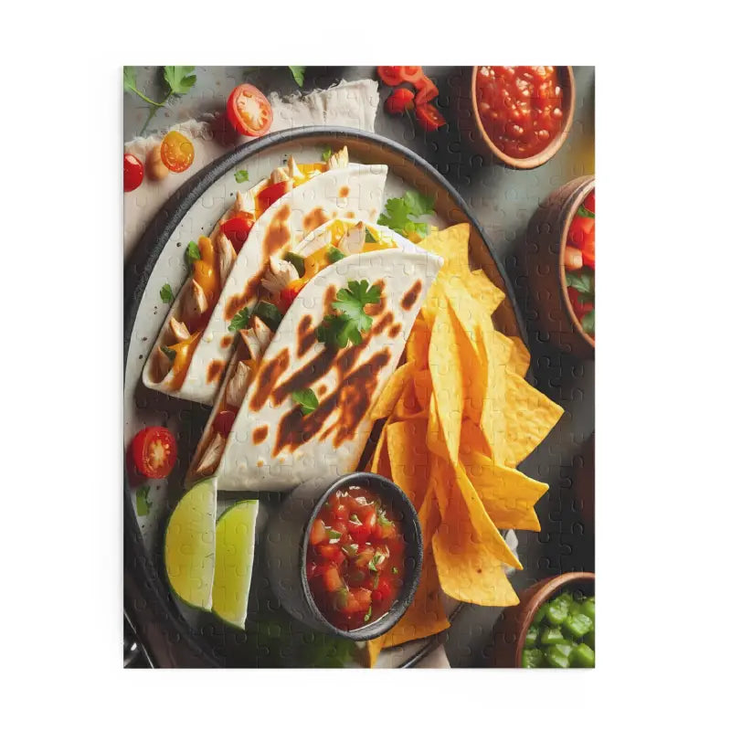 Unisex Chicken Quesadilla Puzzle Fun for Everyone