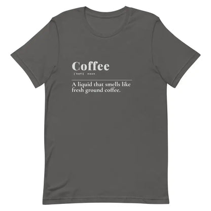 Unisex Coffee Tee - Elevate your Style with Cool Abstract Patterns! - Asphalt / s T-shirts