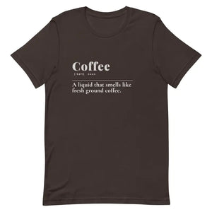 Unisex Coffee t Shirt - Casual Chic Style - Dipaliz - Brown / s - T-shirts
