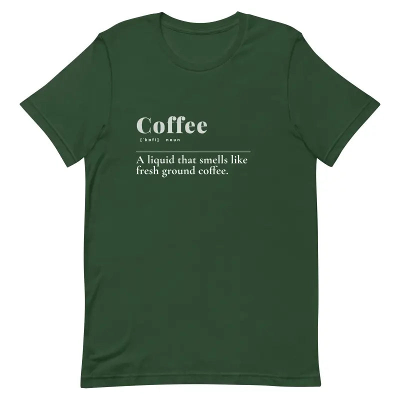 Unisex Coffee Tee: Trendy Fashion for 2024 Style Upgrade - Forest / s T-shirts