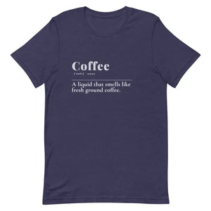 Unisex Coffee t Shirt - Casual Chic Style - Dipaliz - Heather Midnight Navy / Xs - T-shirts