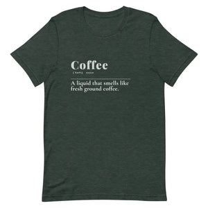 Unisex Coffee t Shirt - Casual Chic Style - Dipaliz - Heather Forest / s - T-shirts
