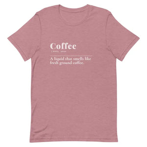 Unisex Coffee t Shirt - Casual Chic Style - Dipaliz - Heather Orchid / s - T-shirts