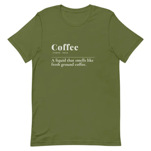 Unisex Coffee t Shirt - Casual Chic Style - Dipaliz - Olive / s - T-shirts